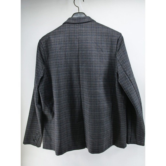 LIVERPOOL Blazer Fitted Suit Jacket Women Size L Plaid Brown Black NWT - Picture 12 of 14